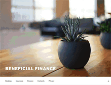 Tablet Screenshot of beneficialfinance.net